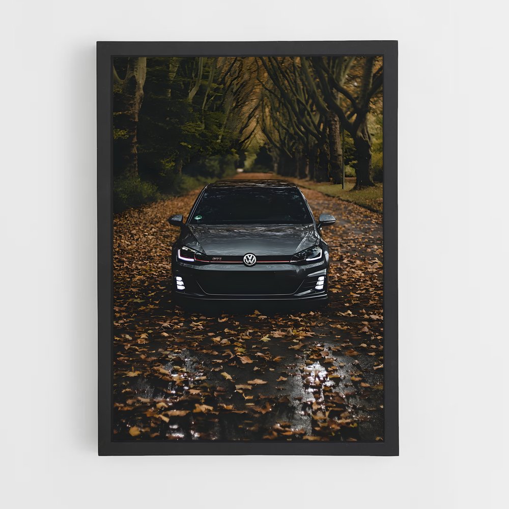 Poster Route des Arbres – affiche Volkswagen (vue 2)